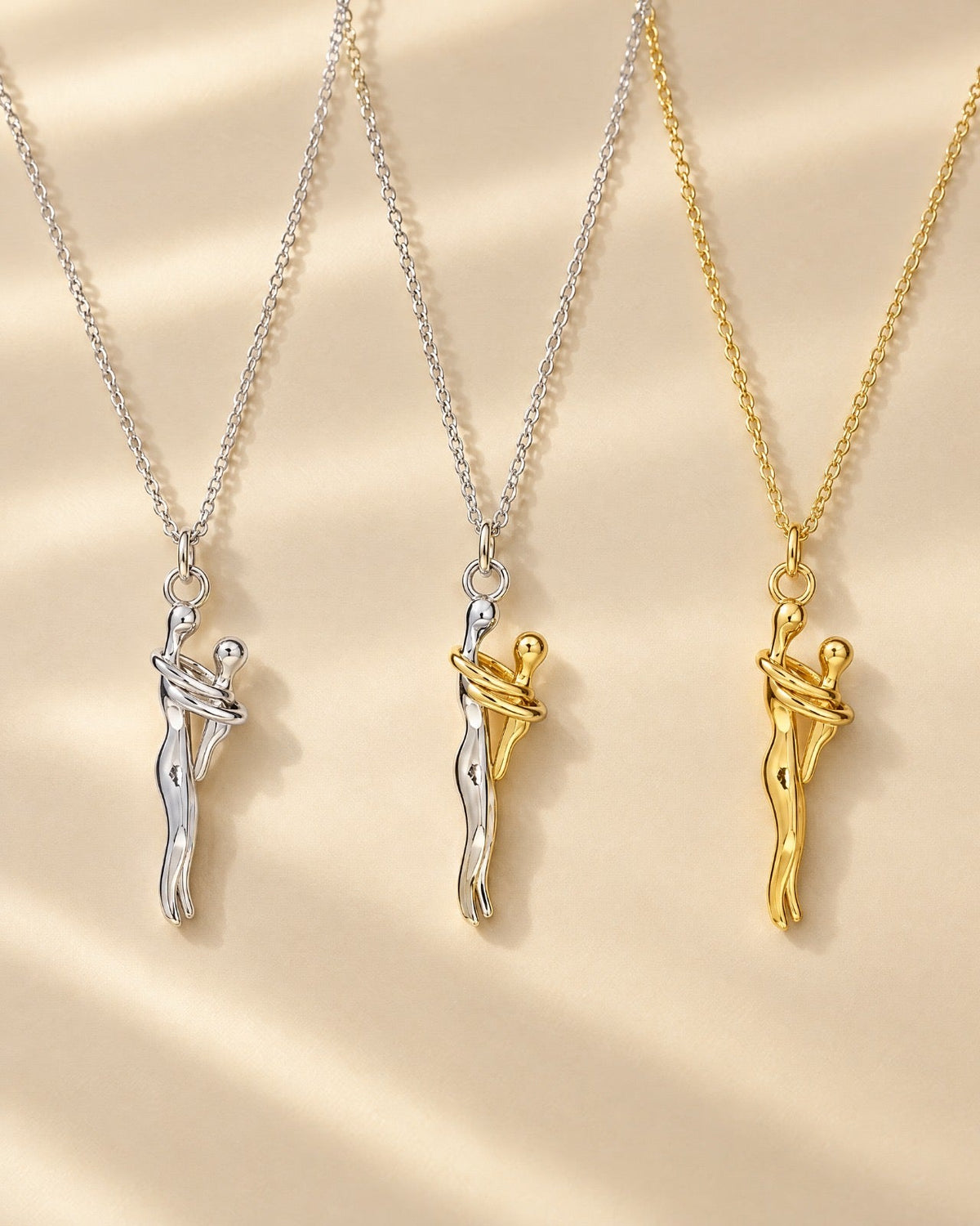 Embrace pendant necklace gift - Glimvora