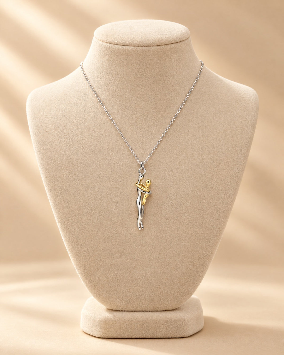 Embrace Pendant Necklace close-up - Glimvora